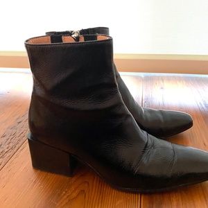 Acne Studios patent leather ankle boots size EU 36